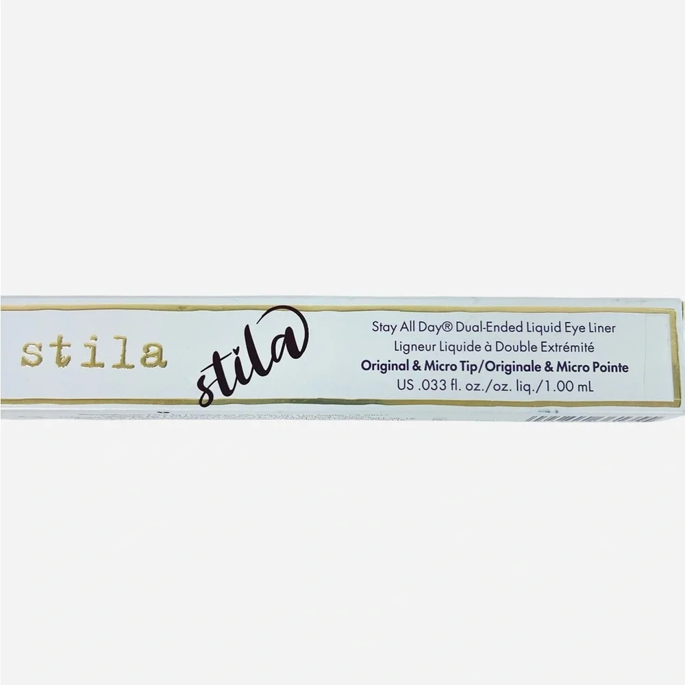 Stila Stay All Day Dual Ended Liquid Eye Liner Sangria/Intense Black